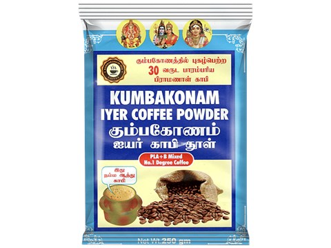 Kumbakonam Iyer Coffee Powder - Pure, Rich & Strong Flavour, 250 g