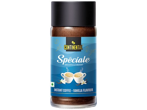 Continental Speciale Vanilla Flavour Instant Coffee Powder, 50 g