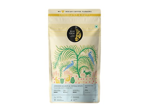 Blue Tokai Monsoon Malabar AA - Hoysala Estate Medium Grind Coffee Roasters, 150 g