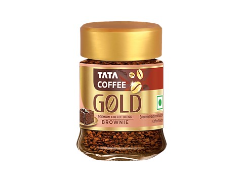 Tata Coffee Gold Brownie Flavoured Premium Coffee Blend, 25 g