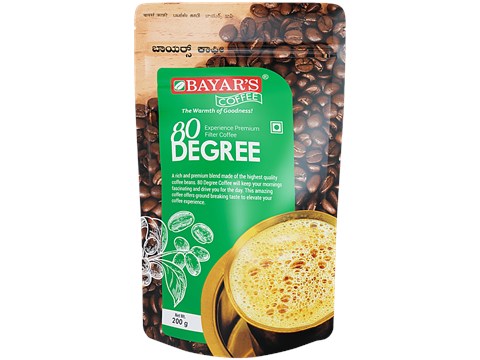 Bayars 80 Degree Premium Filter Coffee, 200 g