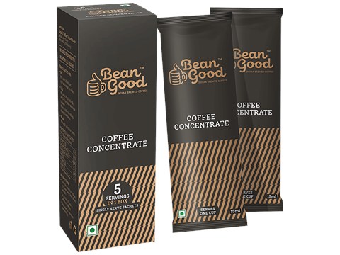 Bean Good Indian Brewed Coffee Concentrate - Authentic & Delicious, 15 ml