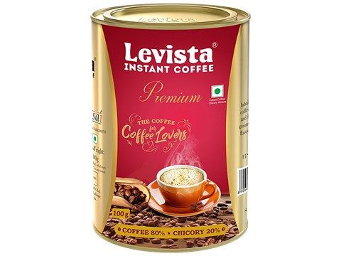 LEVISTA Premium Instant Coffee Chicory Mix 80:20, 100 g