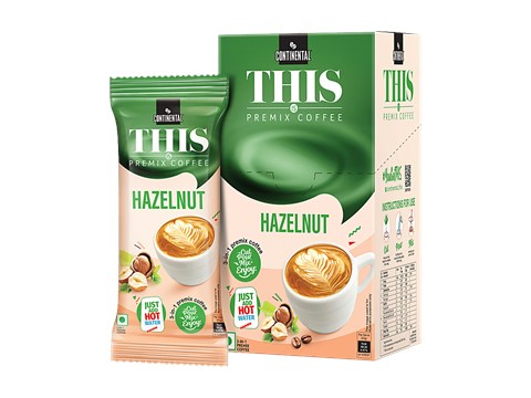 Continental 3-In-1 Hazelnut Premix Coffee, 110 g