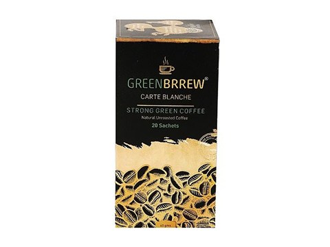Greenbrrew Green Coffee - Strong, 20 Sachets