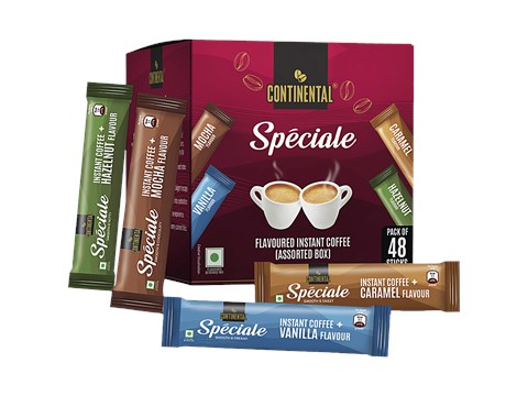 Continental Speciale Flavoured Instant Coffee - Assorted Box, 96 g