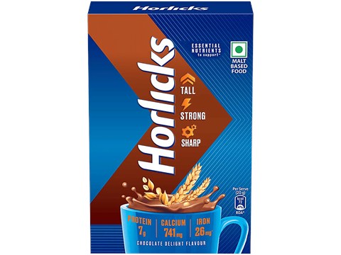 Horlicks Chocolate Delight Flavour Nutrition Drink, 500 g