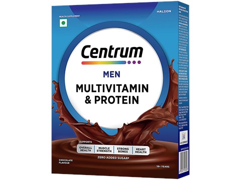 Centrum Men Multivitamin & Protein Nutrition Drink Powder - Chocolate, 200 g