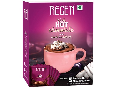 Regen Rich Hot Chocolate Mix With Marshmallows, 170 g