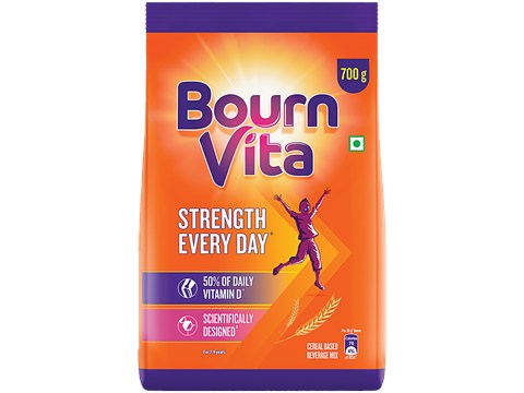 Bournvita Chocolate Nutrition Drink Powder For 7-9 Years, 700 g