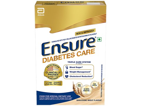 Ensure Diabetes Care Wholesome Wheat Flavour Nutrition Drink, 375 g