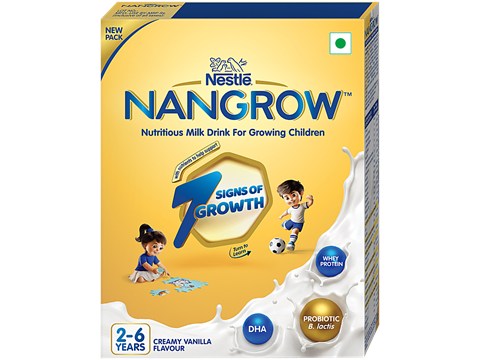 Nestle Nangrow Creamy Vanilla Flavour Nutritious Powder For 2-6 Years, 400 g