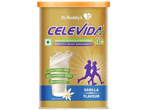Dr Reddy's Celevida Protein Powder Drink For Diabetes Management - Vanilla Flavour, 400 g