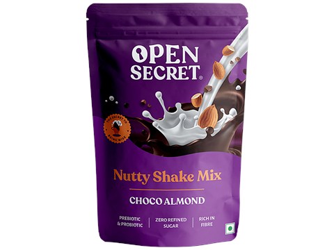 Open Secret Thandai Shake Mix - Choco Almond, Unjunked, 225 g