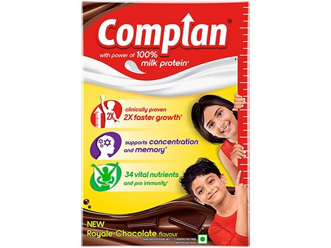 Complan Nutritional Drink Powder - Royale Chocolate, 500 g