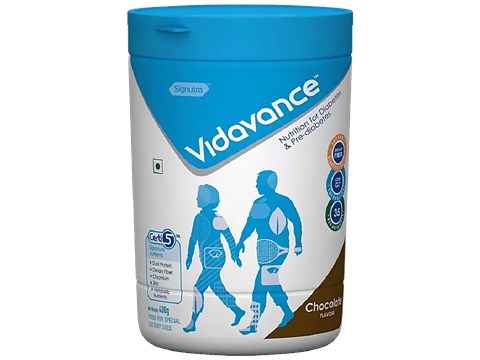 Vidavance Advanced Nutrition For Diabetes & Pre-Diabetes - Chocolate, 400 g