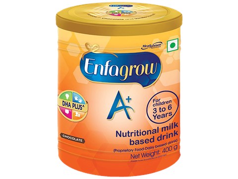 Enfagrow Enfagrow A+ Nutritional Milk Powder Nutrition Drink For Children (3-6 Years), Chocolate, 400 g