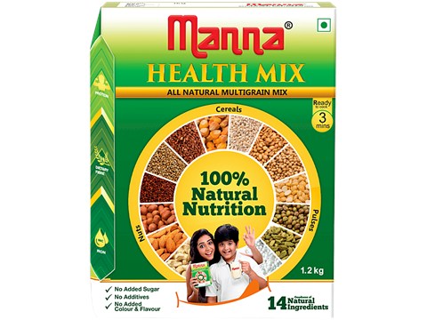 Manna Health Mix Kids Nutrition Drink - All Natural Multigrain, 1.25 kg