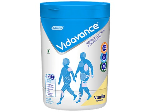 Vidavance Advanced Nutrition For Diabetes & Pre-Diabetes - Vanilla, 400 g