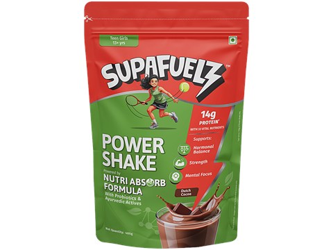 Supafuelz Power Shake For 13+ Years Girls, 400 g