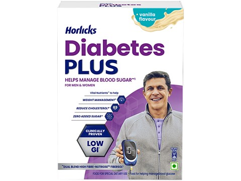 Horlicks Diabetes Plus Vanilla Flavour Powder, 400 g