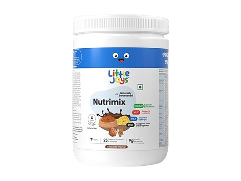 Little Joys Nutrimix Chocolate Drink Mix - 7-12 Years, No Refined Sugar, 24 Vitamins & Minerals, 350 g