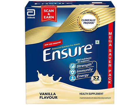 Ensure Clinically Proven Nutritional Drink For Adults- Vanilla, 1.9 kg