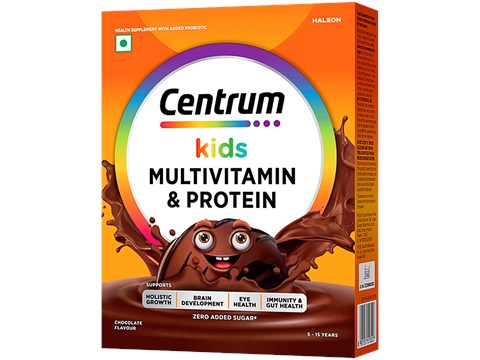 Centrum Kids Multivitamin & Protein Nutrition Drink Powder - Chocolate, 400 g