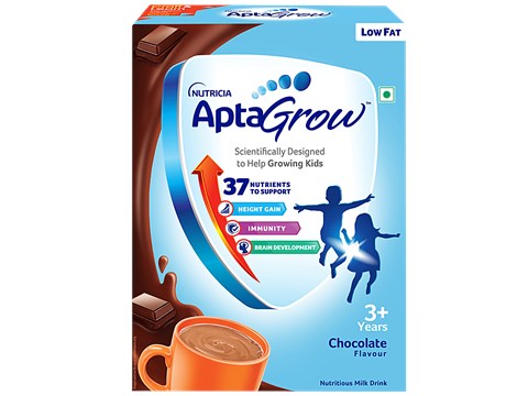 Aptagrow Nutritious Milk Powder - Chocolate Flavour, Provides Strong Immunity, For Kids, 400 g