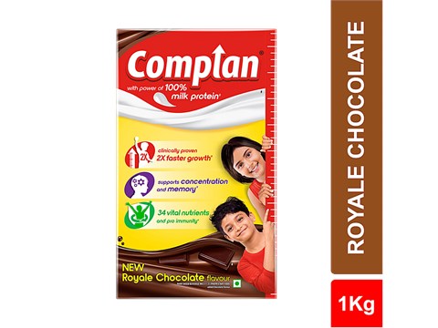 Complan Nutrition Drink Powder - Royale Chocolate Flavour, 1 kg