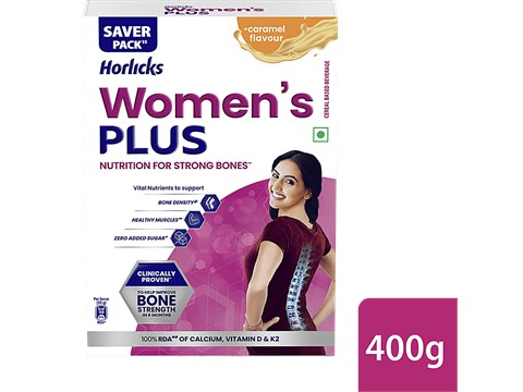Horlicks Womens Plus, Caramel, 400 g