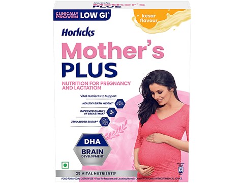 Horlicks Mother's Plus Kesar Flavoured Nutrition For Pregnancy & Lactation, 400 g
