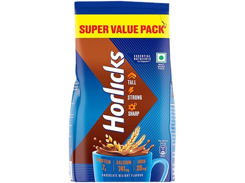 Horlicks Chocolate Delight Flavour Nutrition Drink, 750 g