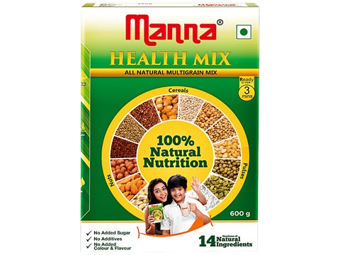 Manna Health Mix Kids Nutrition Drink - All Natural Multigrain, 675 g