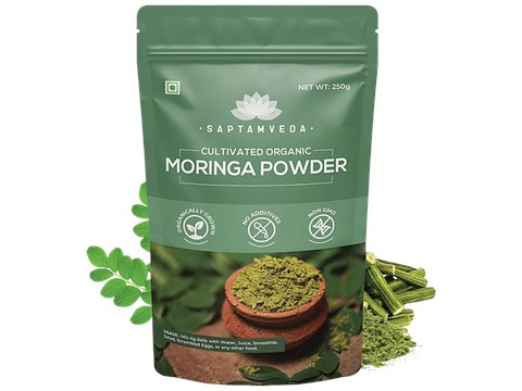 Saptamveda Cultivated Organic Moringa Powder, 250 g