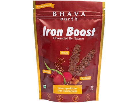 Bhava Earth Iron Boost Powder, 300 g