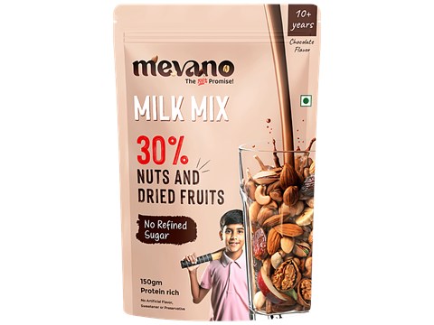 Mevano Milk Mix Chocolate Flavour Nutrition Drink Powder - 10+ Years, 150 g