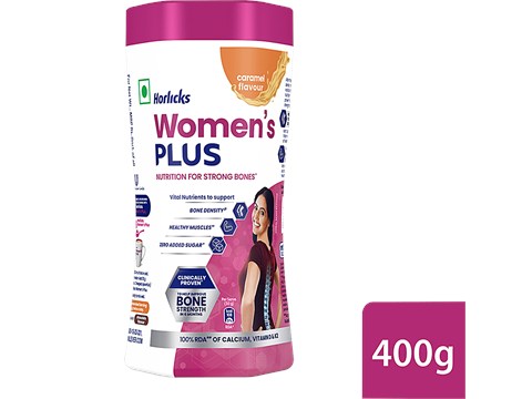 Horlicks Womens Plus Caramel, 400 g