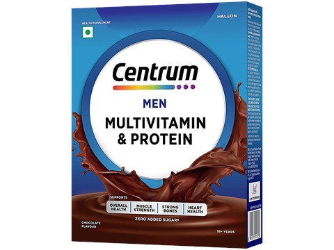 Centrum Men Multivitamin & Protein Nutrition Drink Powder - Chocolate, 400 g