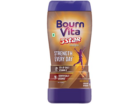 Bournvita 5 Star Magic Nutrition Drink, 500 g
