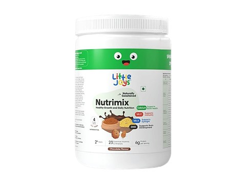 Little Joys Nutrimix Chocolate Drink Mix - 2-6 Years, No Refined Sugar, 24 Vitamins & Minerals, 350 g