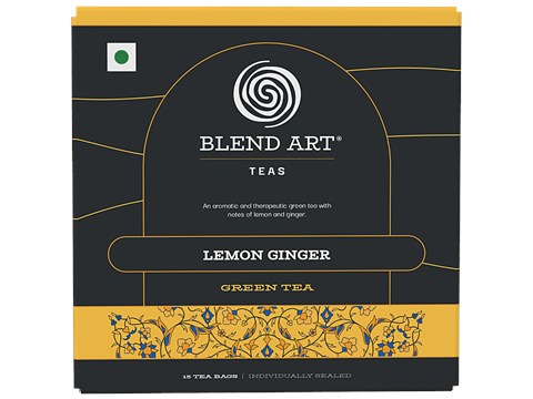 Blend Art Teas Lemon Ginger Green Tea, 30 g