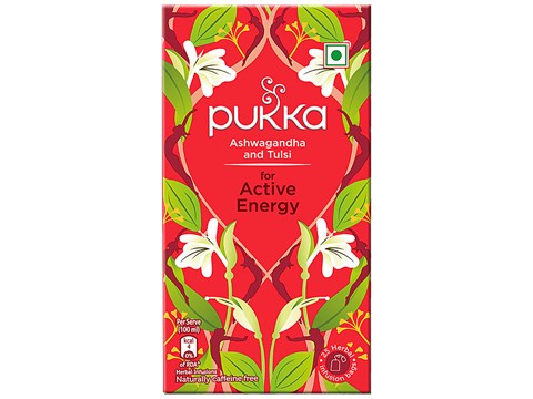 Pukka Ashwagandha & Tulsi Herbal Infusions For Active Energy, 25 g