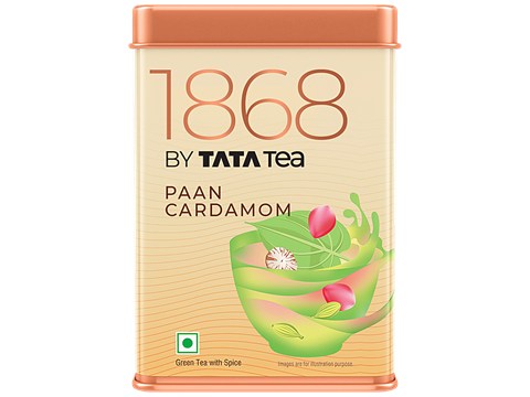 1868 by Tata Tea Paan Cardamom, Paan Flavoured Tea, With Sweet Mix Flavours & Cardamom, 100 g