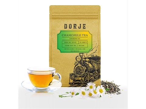 Dorje Chamomile Darjeeling Tea - Refreshing, Aromatic, 100 g