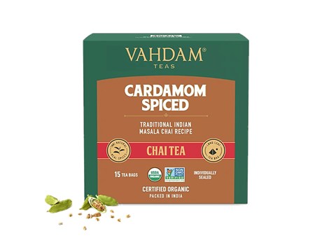 Vahdam Organic Masala Chai - Cardamom Spiced, 30 g