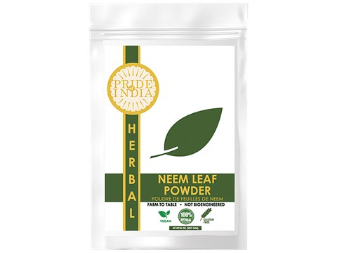 Pride Of India Margosa/Neem Leaf Powder - Herbal, Natural, Vegan, Gluten Free, 227 g