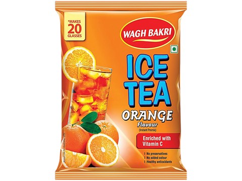 Wagh Bakri Orange Flavour Ice Tea Instant Premix, 250 g