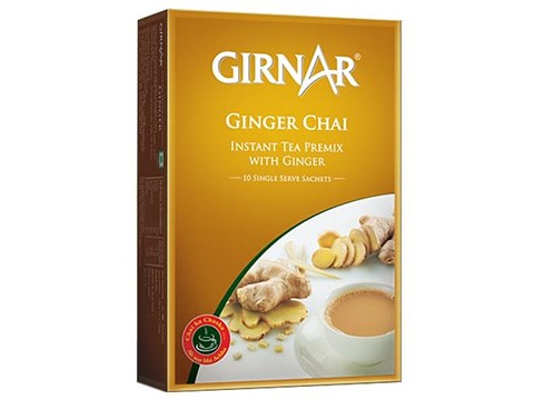 Girnar Instant Tea - Premix With Ginger, 10 pcs