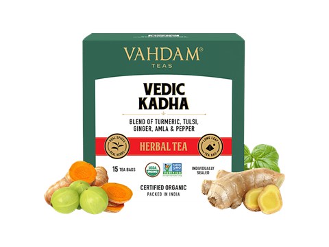 Vahdam Herbal Kadha Tea - Good For Cold & Sinus, 30 g